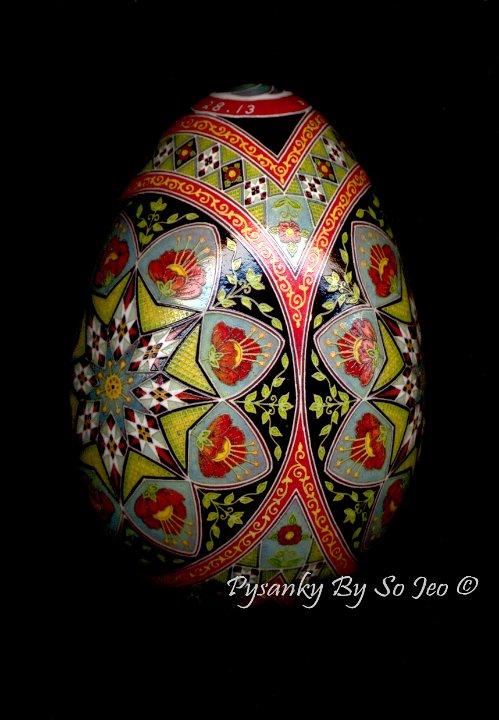 Over The Rainbow Ukrainian Easter Egg Pysanky By So Jeo